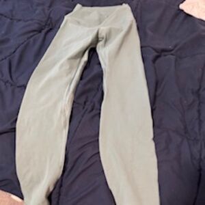 Moss/Seafoam green align leggings